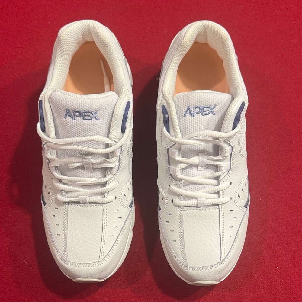 Apex White Lace Athletic Shoes